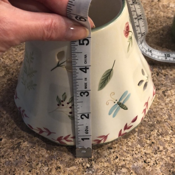 Village Candle Natures Garden Shade and Jar Tray (Candle Not Included) - Picture 15 of 16